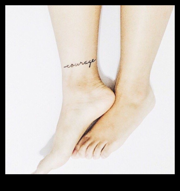 Tiny Tattoos, Grand Stories: Ankles Unveiled