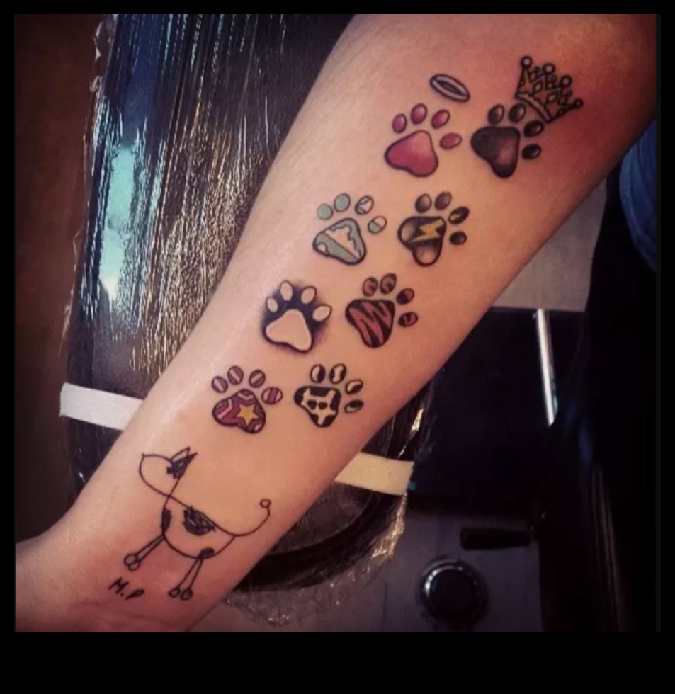 Εκτυπώσεις ποδιών με μελάνι: Αποκαλύφθηκαν χρονικά για τατουάζ ζώων