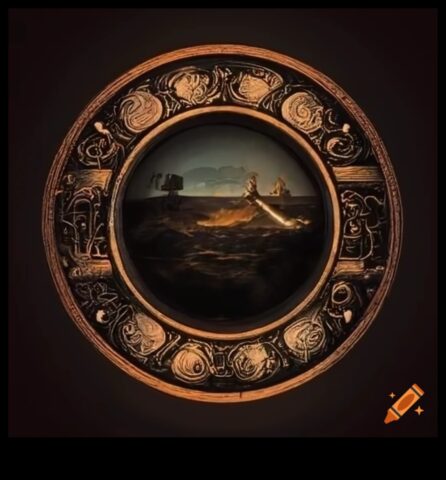 Έμβλημα Enigma Chronicles of a Magical World Crafted with Symbolic Ink