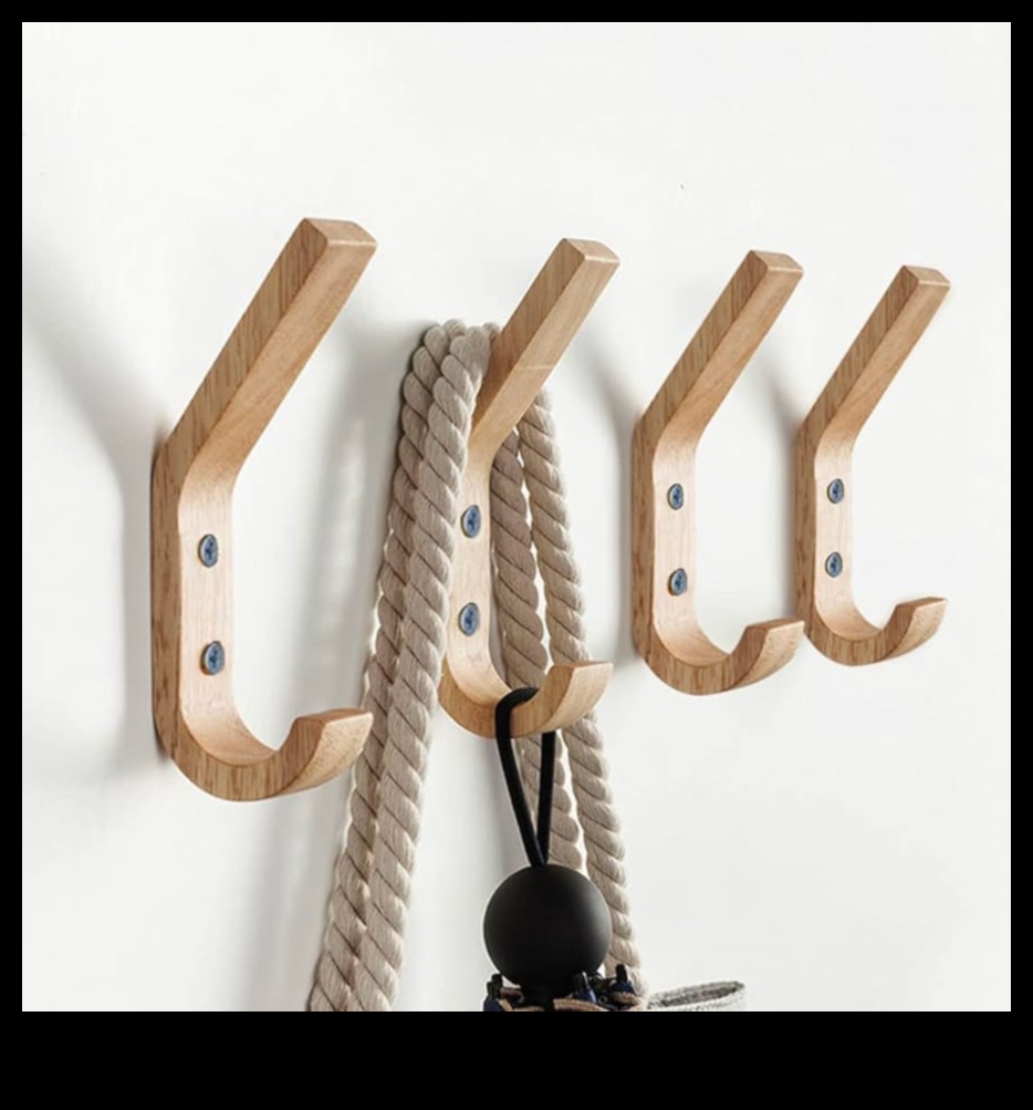 Ξύλινοι γάντζοι τοίχου Μια κομψή και λειτουργική προσθήκη στο σπίτι σας 2 Ξύλινοι γάντζοι τοίχου: Δημιουργία κομψών οργανωτικών λύσεων